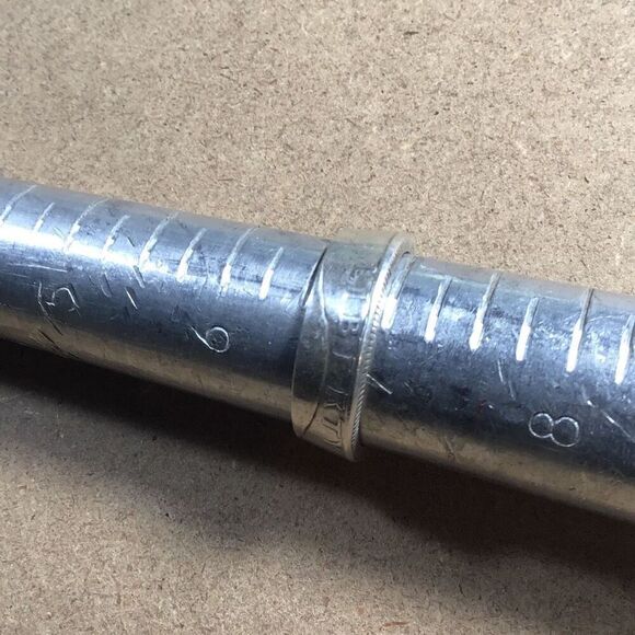 Ring, Sterling Silver Coin Ring, size 7, NEW, Handmade, Artisan, 1952 coin - Picture 6 of 6